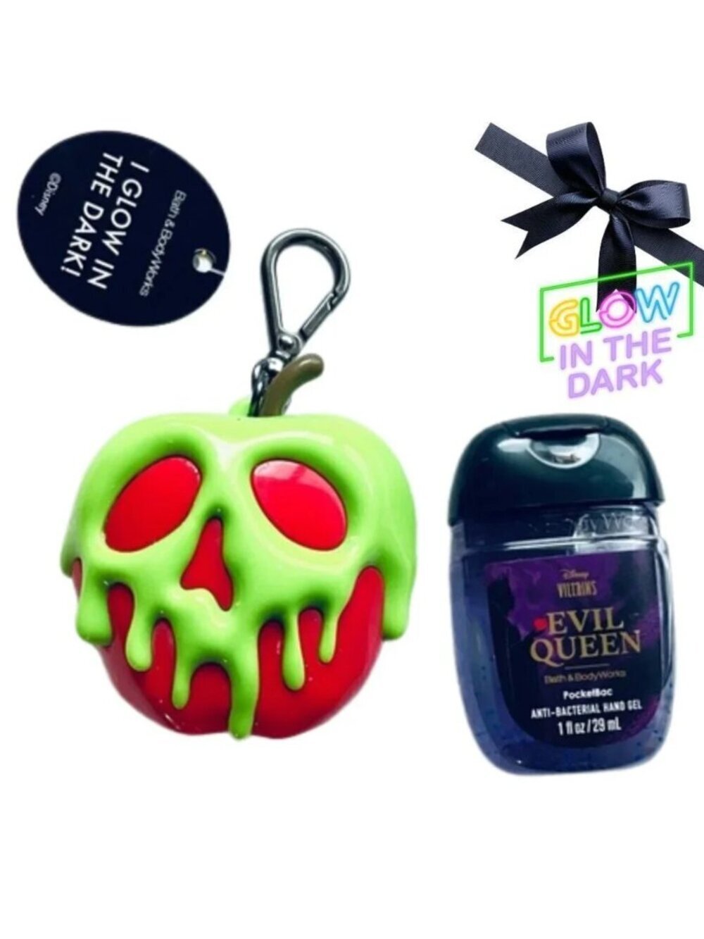 🍎✨ Bath & Body Works Villains – Evil Queen PocketBac + Poison Apple Holder ✨🖤